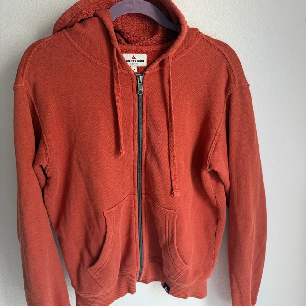 American giant Orange Zip-Up Hoodie s